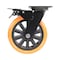 Vestil Polyurethane Swivel With Total Brake Caster 8 In. Diameter x 2 In. Width 902 lb Orange/Black CST-BN-8X2PUP-SWTB - alternate 7